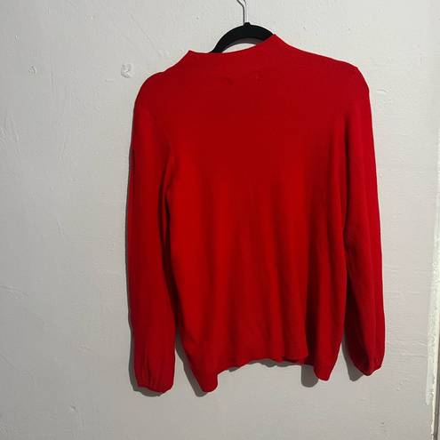 Vibrant Mossimo  Red Split Sleeve Blouse