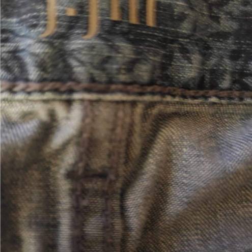 J.Jill  size 28 woman’s jeans blue dark blue flowered print waist 46 inches