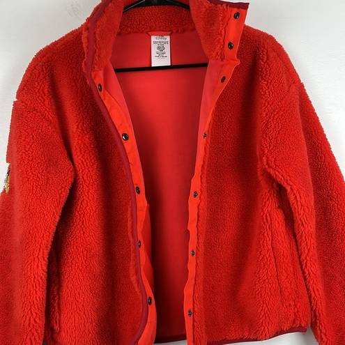  Minnie Mouse Red Fleece/Fuzzy Jacket Women’s Sz Xsmall Disney Merchandise