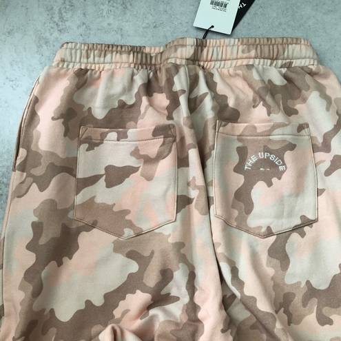 Anthropologie  The Upside Rosie Majors Track Joggers Camo Pink NEW