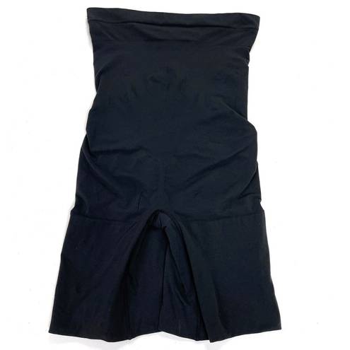 Spanx  Size 1X Seamless Power Sculpting High-Waisted Mid-Thigh Short Black Shaper