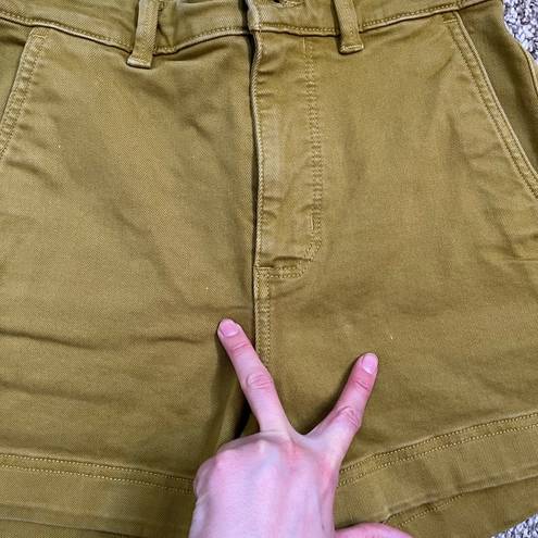 Everlane  Mustard High Waisted Jean Shorts Size 4