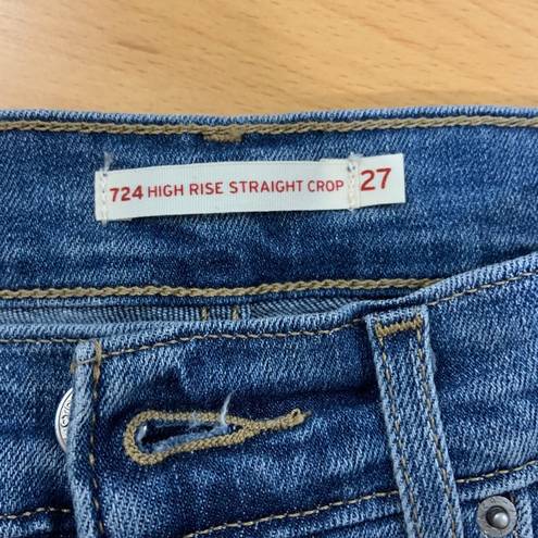 Levi’s Levi's Women's 724 High Rise Straight Crop Jeans