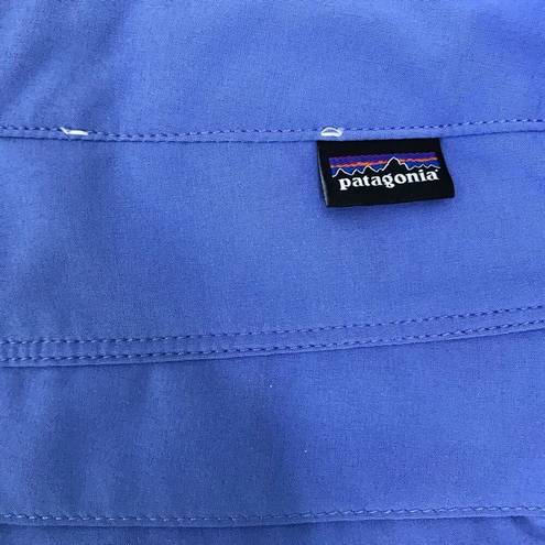 Patagonia  Happy Hiker Pocketed Stretchy Shorts Lightweight 4.5” Blue/Violet Sz 8