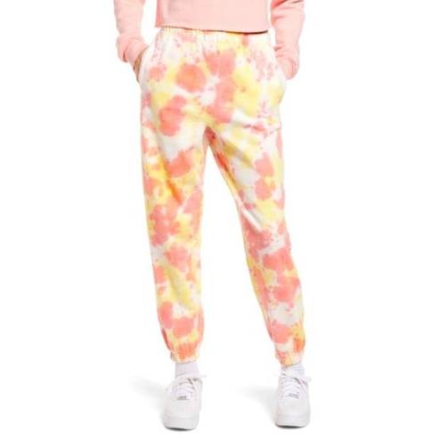 BP  Sweatpant Jogger XXS Yellow Pink White Athletic Lounge Tie Dye Gym Comfy NWT