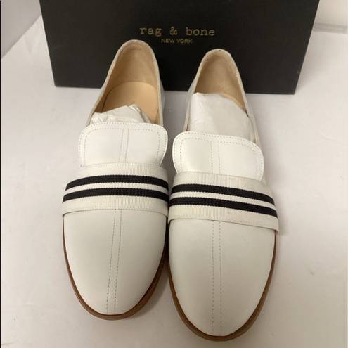 Rag and Bone  white amber loafers size 5