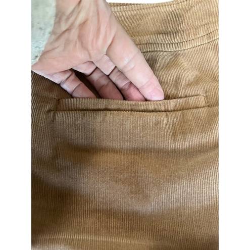 Talbots  Corduroy Mini Skirt, Tan, Size 12