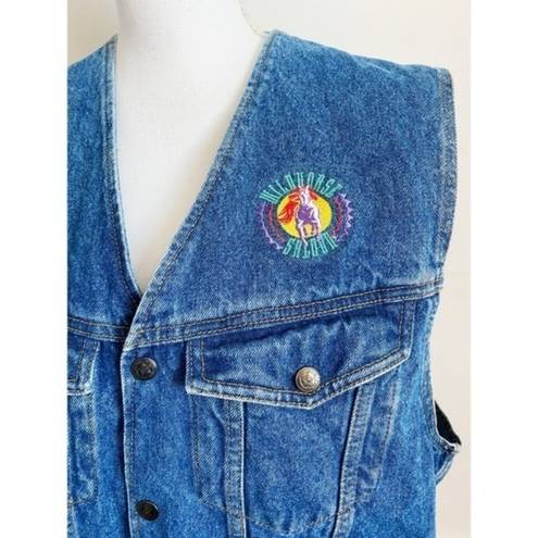 INC Irene Fashions  • Vintage Jean Denim Vest Wildhorse Saloon Nashville