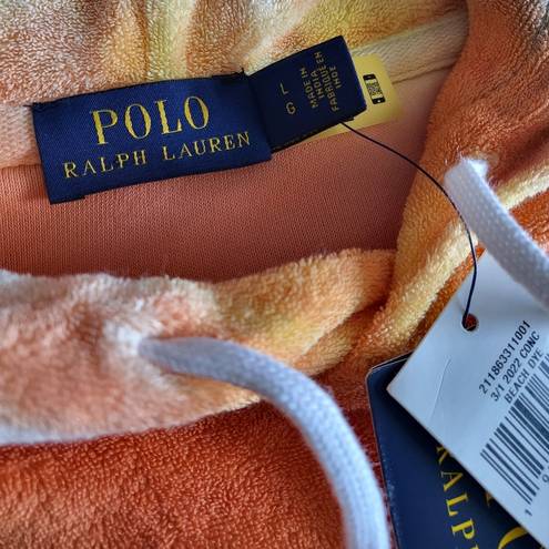 Polo  Ralph Lauren in Tye Die Terrycloth Cropped Hoodie