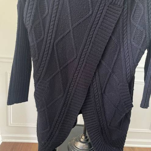 RD Style Stitch Fix  Daskah Cable Cardigan Sweater Clip Hook Closure M