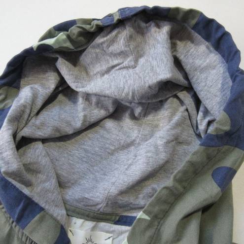 American Eagle NWT Offline Aerie  Cotton Cargo Vest in Camouflage Utility Hood S