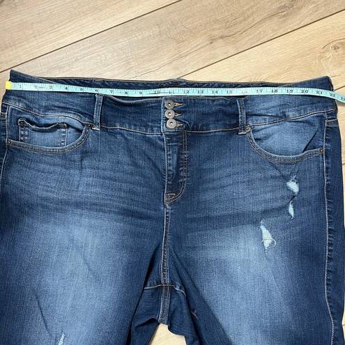 Torrid  Stiletto Jegging Ankle Zip Skinny Jeans Stretch Denim Plus Size 26