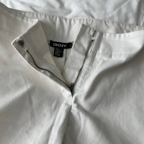 DKNY  White Bermuda Shorts