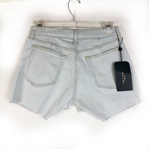 Rag and Bone  Dre Low Rise Shorts Cut Of in Ditch Plains Light Wash Slim Fit Sz 24