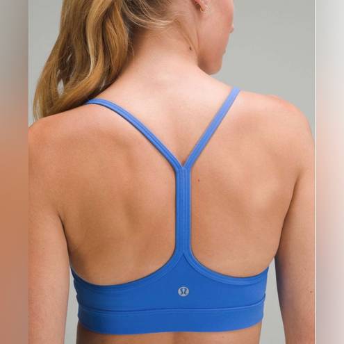 Lululemon  Flow Y Bra in Pipe Dream Blue Size 6