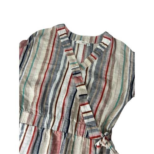 RD Style  striped dress | red/tan stripes size medium