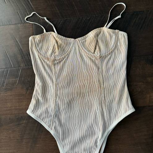 White Fox Boutique White Fox Corset Bodysuit