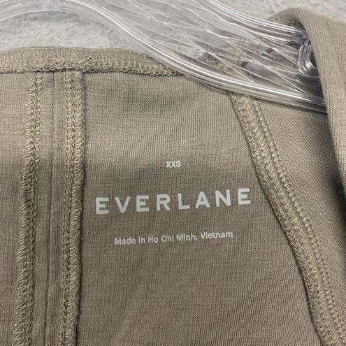 Everlane  Dress Womens 2XS Clay Tan The 90s Mini Short Sleeveless Cotton