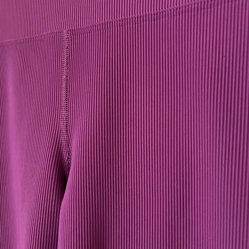 Beach Riot Ayla Mauve Purple Ribbed Leggings