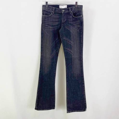 Paper Denim & Cloth  Blue Dark Wash Flare Leg Jeans