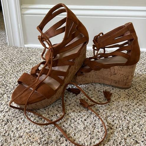 Charlotte Russe  Gladiator Wedge Heels