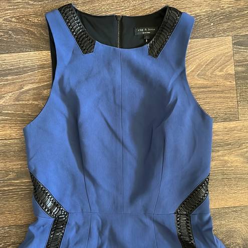 Rag and Bone  blue skater dress