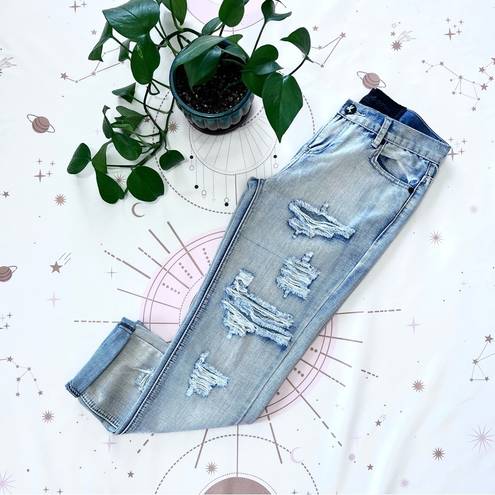 One Teaspoon Awesome Baggies Light Acid Wash Distressed Jeans