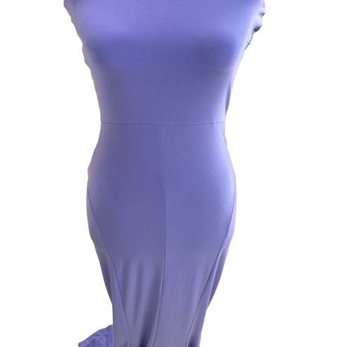 Norma Kamali NWT  Strapless Fishtail Gown in Lilac