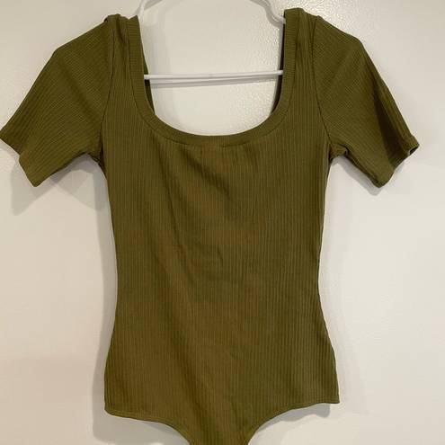 n:philanthropy NWT  Revolve Langley Bodysuit Olive Green