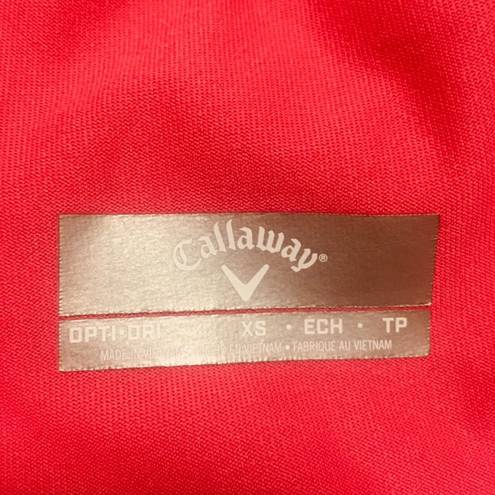 Callaway  Pink Breathable Perforated Fabric 16" Golf Skort Skirt Zip Pockets XS