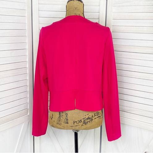 Torrid Ponte Knit Cutaway Blazer Jacket Pink Large 12 Open Front