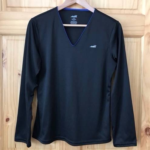 Avia  base layer long sleeve v-neck performancewear active top size large