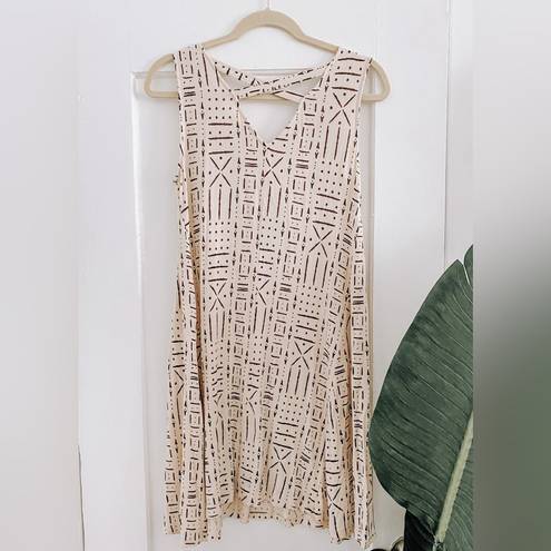 Style & Co  // tribal print mini dress