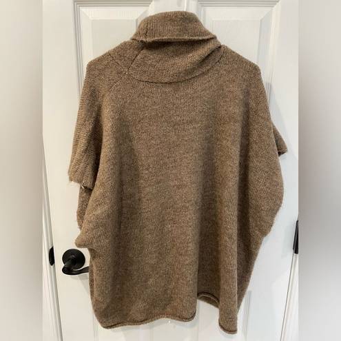 Universal Threads Universal Thread One Size Women’s Brown Tan Cowl Turtle Neck Poncho Sweater