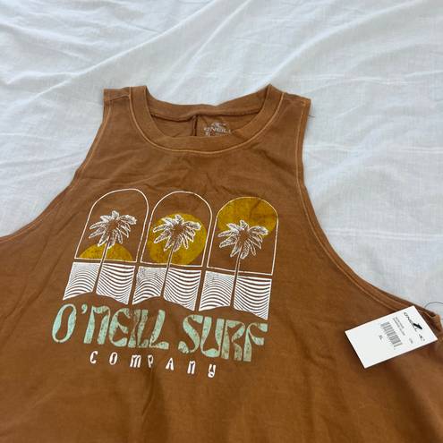 O'Neill O’neill sunrise glow tank top  Size XL Condition: NWT  Color: brown  Details : - Graphic tank top - Comfy 