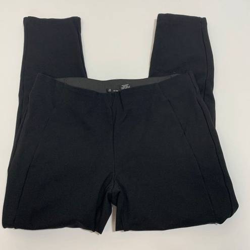 New Direction  Flat Front Crop Black Trouser