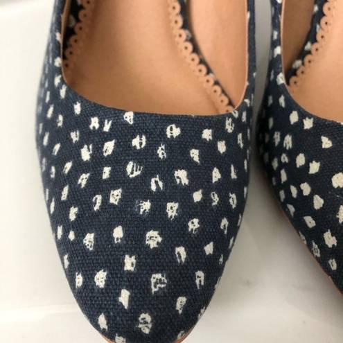 Loft Women's Denim Speckled Pumps Size 9