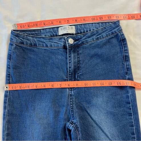 Blank Paige  Jeans Medium High Waist Super Flare Bell Bottom Jeans Boho Festival