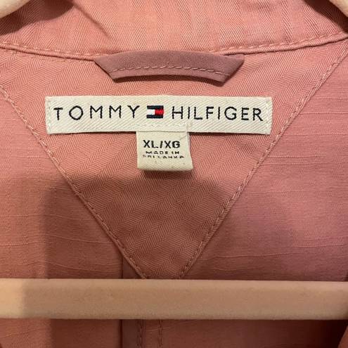 Tommy Hilfiger Vintage  Womens Pink Blazer size XL