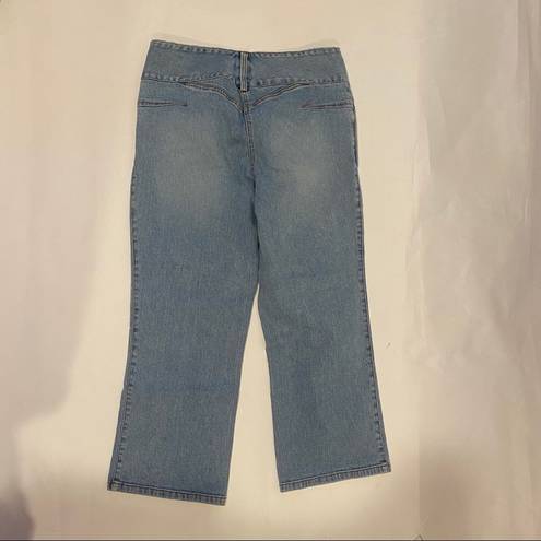 Cache  Jeans Flare Leg crops size 10