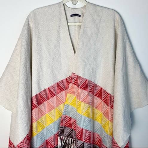 American Eagle  AE Shawl Poncho Southwestern Multicolor OS One Size Fringe Soft