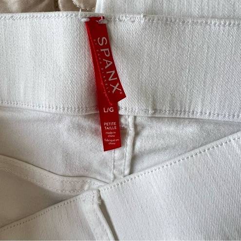 Spanx  Skinny Pull On Ankle Jeans in White Size Large Petite