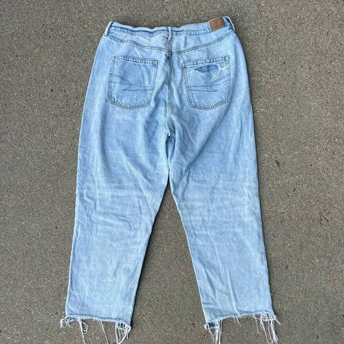 American Eagle  comfort stretch waistband highest rise 90s boyfriend jeans 16 REG