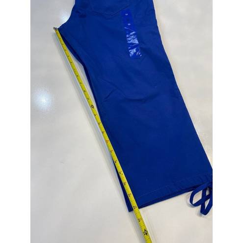 DKNY  Royal Blue Capri Pants Size 10 NWT Women's