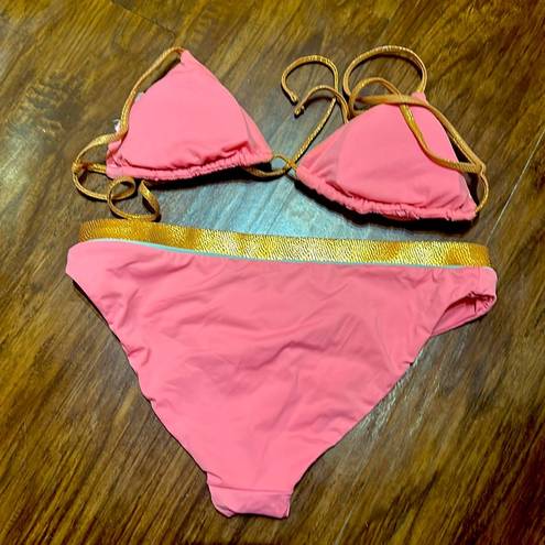 The Bikini Lab Pink Copper Bikini