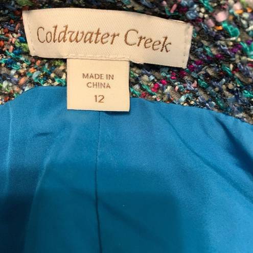 Coldwater Creek  Womens Size 12 Multicolor Tweed Pencil Skirt