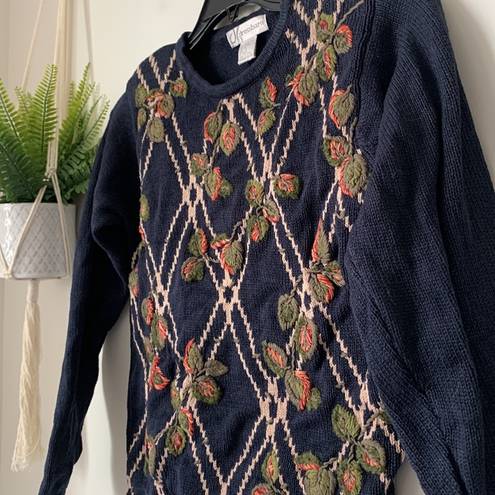 Dress Barn VINTAGE 90’s  Fall Leaves Sweater