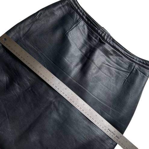 Roots  Butter Soft Black Leather Skirt