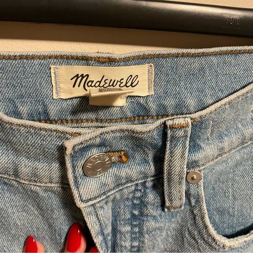 Madewell  Perfect Vintage Jean in Coney Wash Destroyed Edition- Size 26P