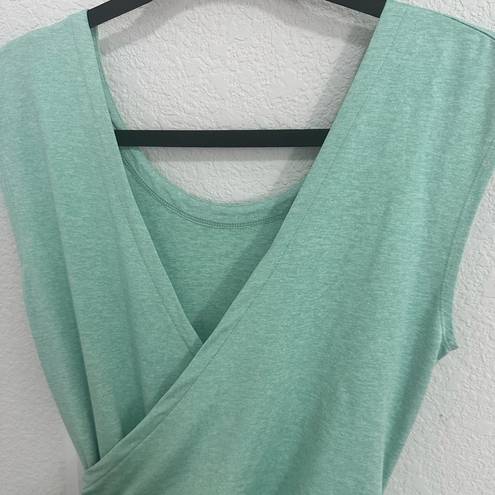 Patagonia  Seabrook Twist Sleeveless Dress in Gypsum Green Size Small